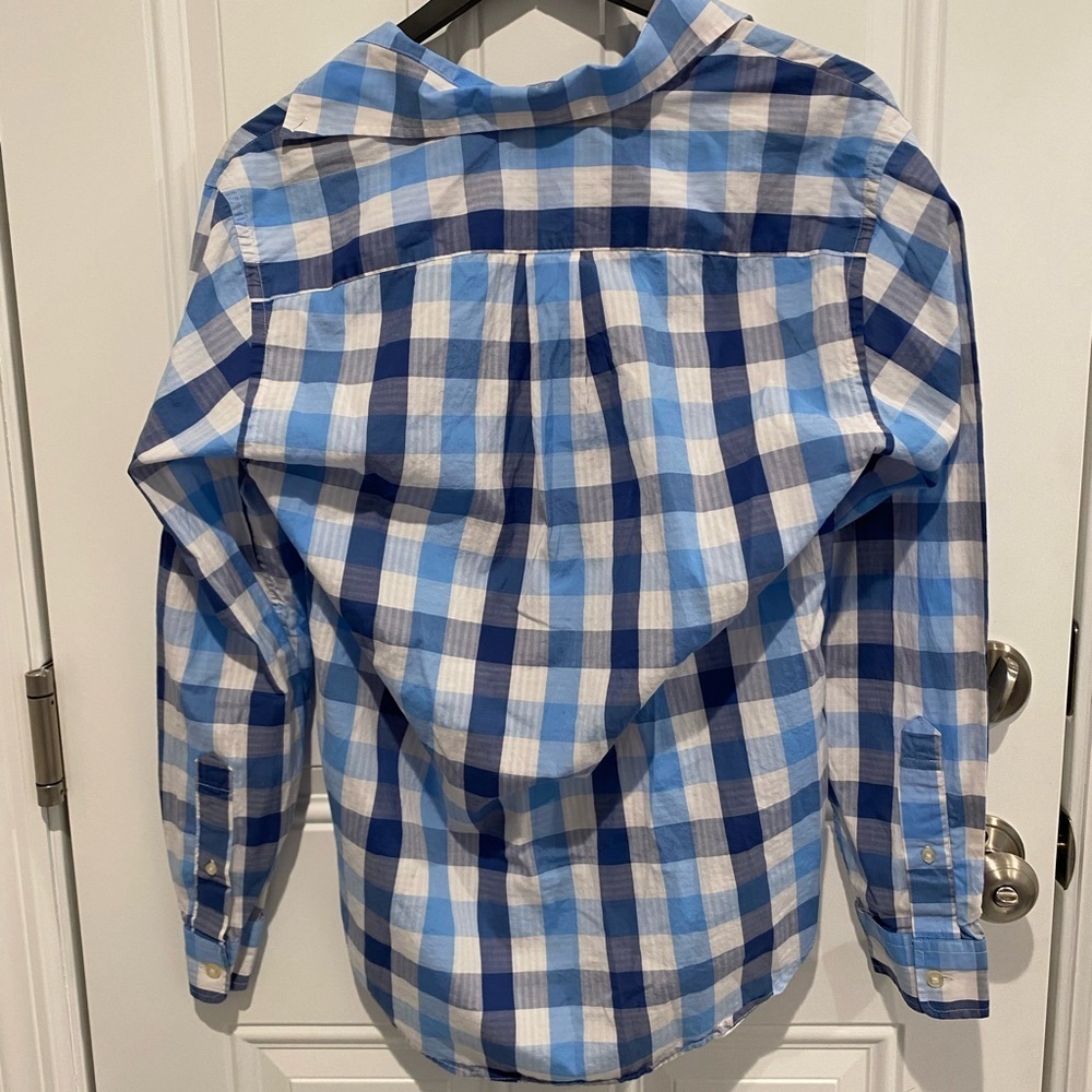Vineyard Vines Classic Fit Murray Men’s XS Shirt Button Down Blue Plaid - Picture 2 of 3